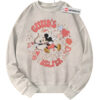 Mickey Mouse Sweatshirt, Disney Sweatshirt, Valentine's Day Sweatshirt, Cartoon Sweatshirt, Vintage Sweater