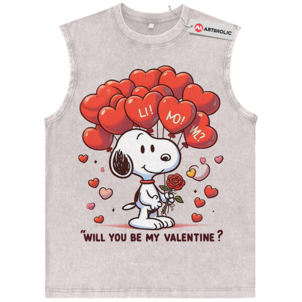 Snoopy Tank Top, Peanuts Tank Top, Animated Tank Top, Valentine's Day Tank Top, Vintage Tank Top