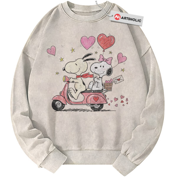 Snoopy Sweatshirt, Peanuts Sweatshirt, Valentine's Day Sweatshirt, Animated Sweatshirt, Vintage Sweater