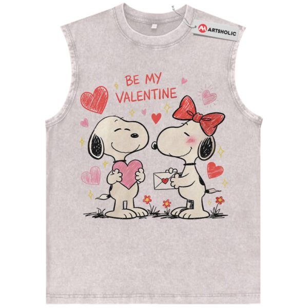 Snoopy Tank Top, Peanuts Tank Top, Valentine's Day Tank Top, Animated Tank Top, Vintage Tank Top