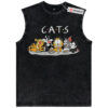 Friends TV Show Cat Parody Tank Top, Funny Cartoon Cat Tank Top, Animated Tank Top, Vintage Tank Top