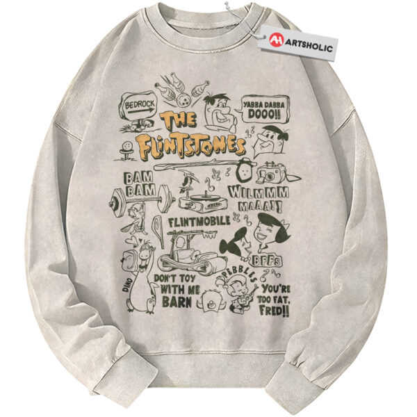 The Flintstones Sweatshirt, Animated Sweatshirt, Vintage Sweater