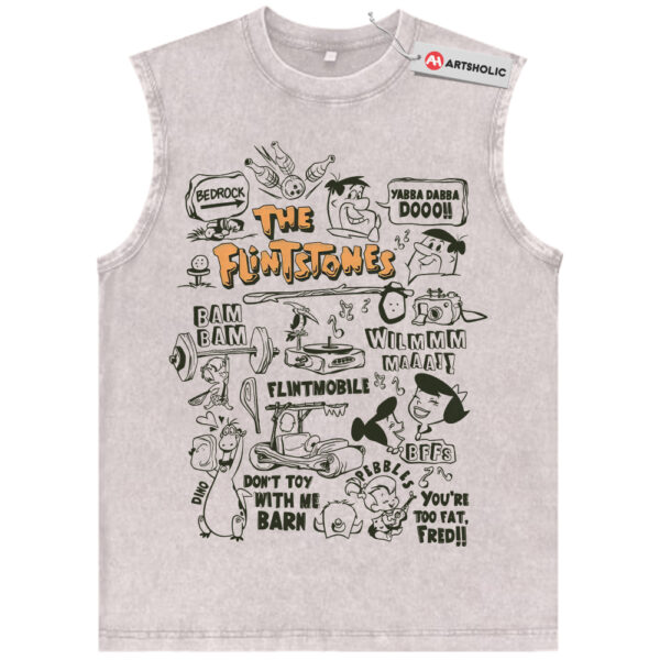 The Flintstones Tank Top, Animated Tank Top, Vintage Tank Top