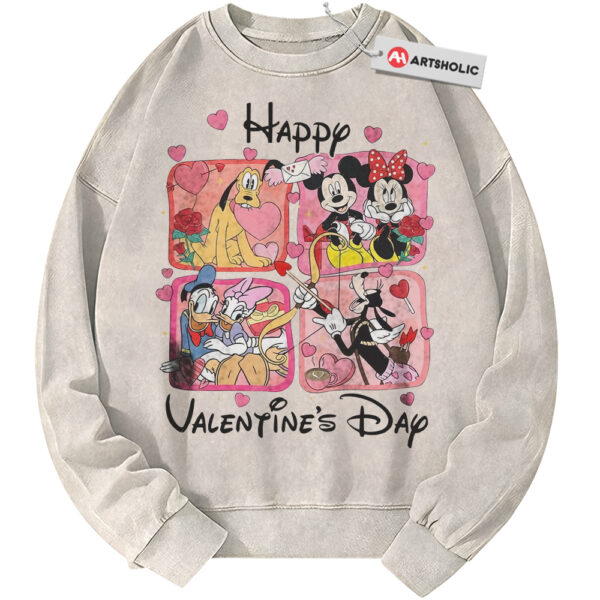 Donald Duck Sweatshirt, Goofy Sweatshirt, Pluto Sweatshirt, Mickey Mouse Sweatshirt, Valentine Sweatshirt, Animated Sweatshirt, Vintage Sweater