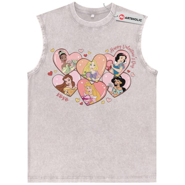 Disney Princess Tank Top, Valentine Tank Top, Animated Tank Top, Vintage Tank Top