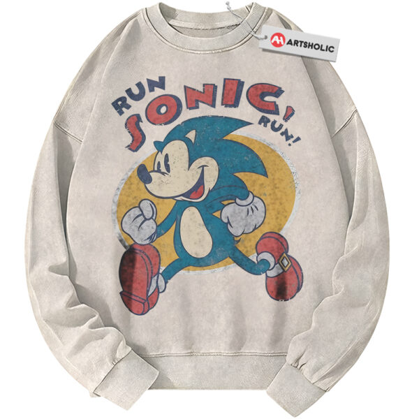 Sonic the Hedgehog Sweatshirt, Animated Sweatshirt, Vintage Sweater