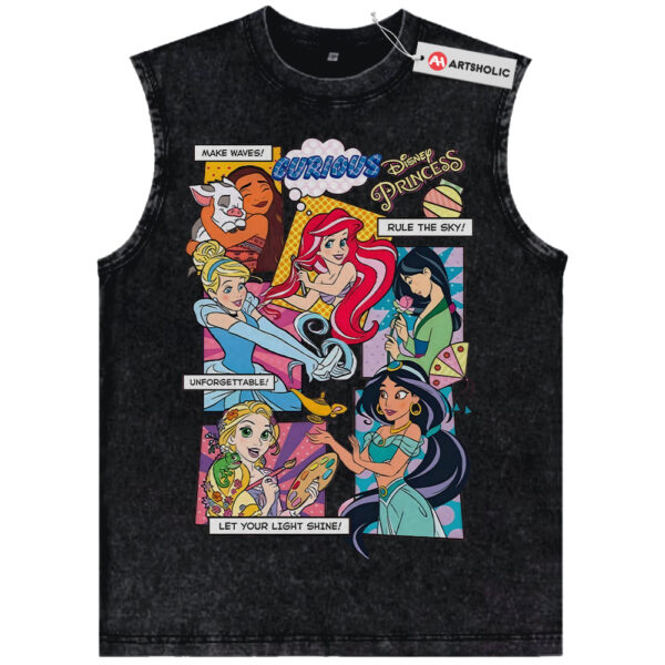 Disney Princess Tank Top, Animated Tank Top, Vintage Tank Top