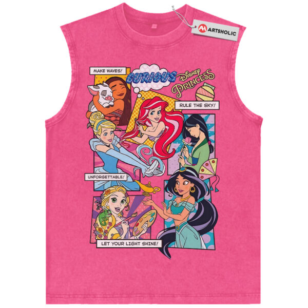 Disney Princess Tank Top, Animated Tank Top, Vintage Tank Top