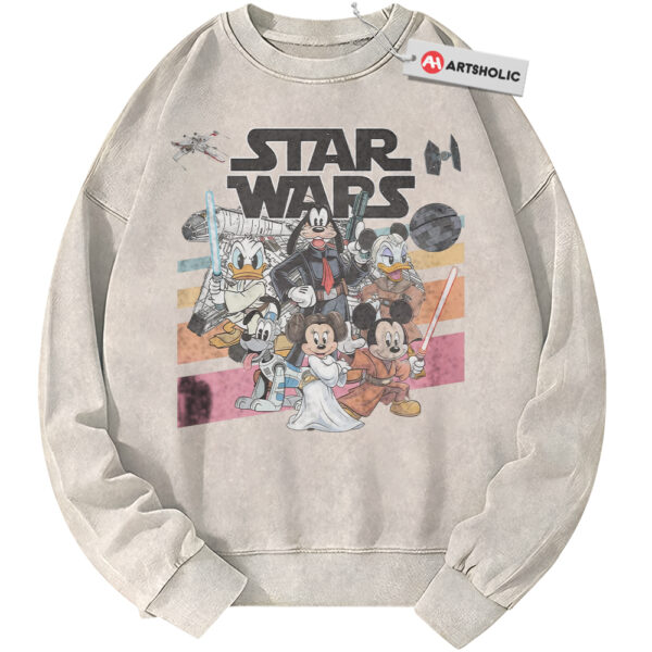 Mickey Mouse Sweatshirt, Donald Duck Sweatshirt, Star Wars Sweatshirt, Animated Sweatshirt, Vintage Sweater