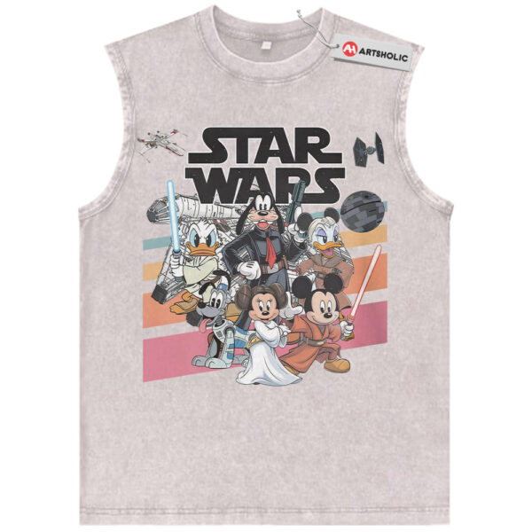 Mickey Mouse Tank Top, Donald Duck Tank Top, Star Wars Tank Top, Animated Tank Top, Vintage Tank Top