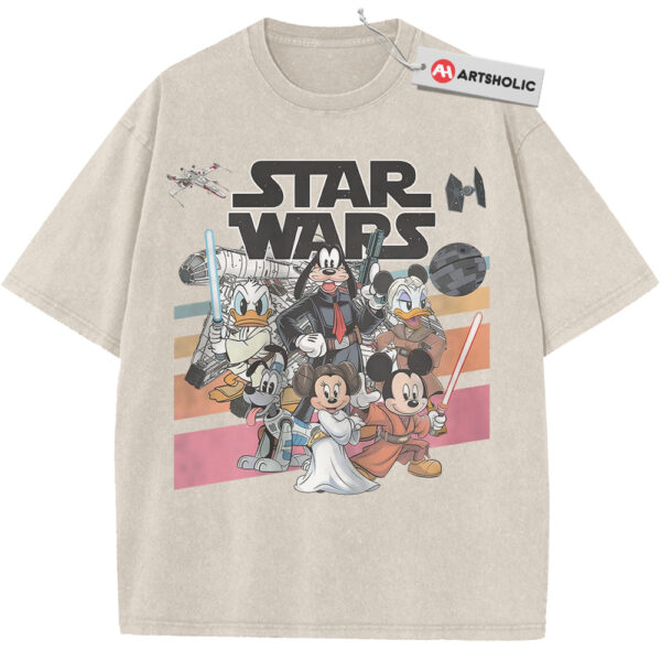 Mickey Mouse Shirt, Donald Duck Shirt, Star Wars Shirt, Animated Shirt, Vintage T-Shirt