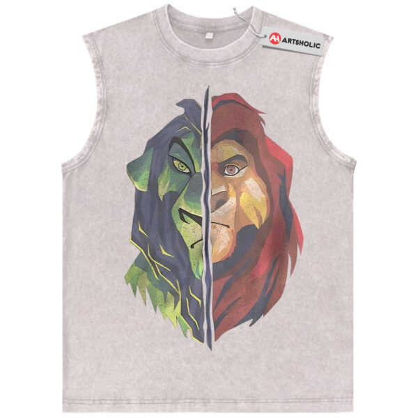 Simba Tank Top, Scar Tank Top, The Lion King Tank Top, Animated Tank Top, Vintage Tank Top