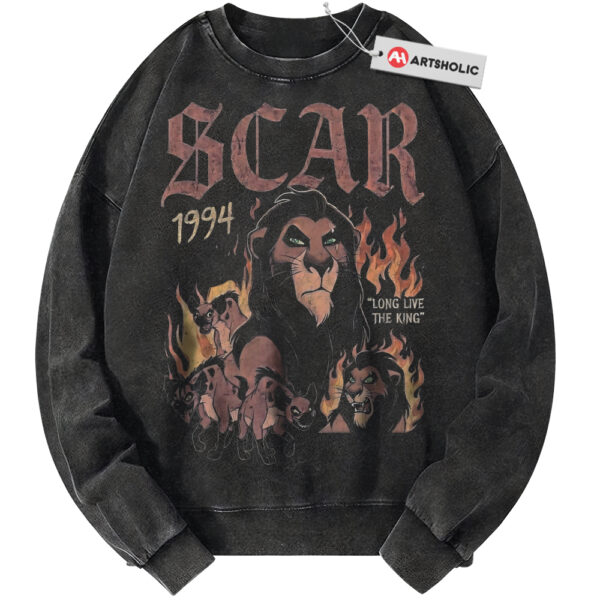 Scar Sweatshirt, The Lion King Sweatshirt, Animated Sweatshirt, Vintage Sweater