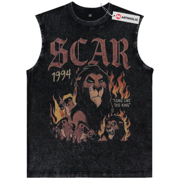 Scar Tank Top, The Lion King Tank Top, Animated Tank Top, Vintage Tank Top