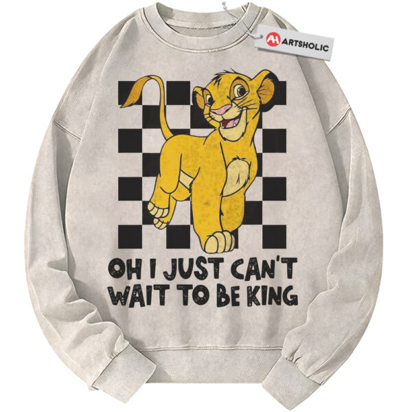 Simba Sweatshirt, The Lion King Sweatshirt, Animated Sweatshirt, Vintage Sweater