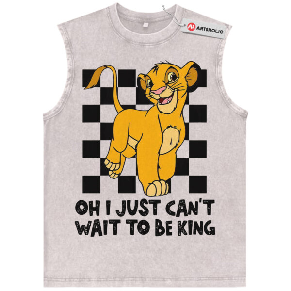 Simba Tank Top, The Lion King Tank Top, Animated Tank Top, Vintage Tank Top