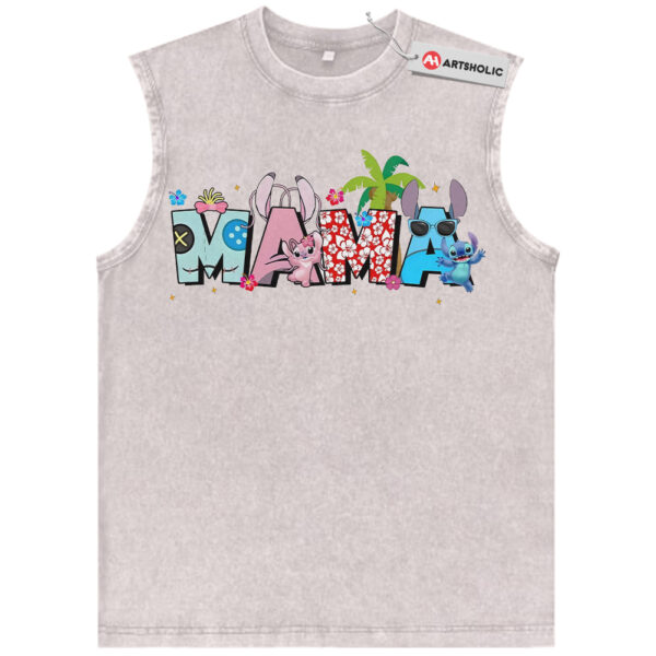 Lilo and Stitch Tank Top, Mother's Day Tank Top, Animated Tank Top, Vintage Tank Top