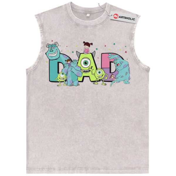 Monsters, Inc. Tank Top, Father's Day Tank Top, Animated Tank Top, Vintage Tank Top