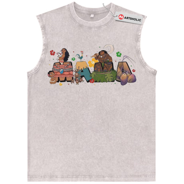 Moana Tank Top, Mother's Day Tank Top, Animated Tank Top, Vintage Tank Top