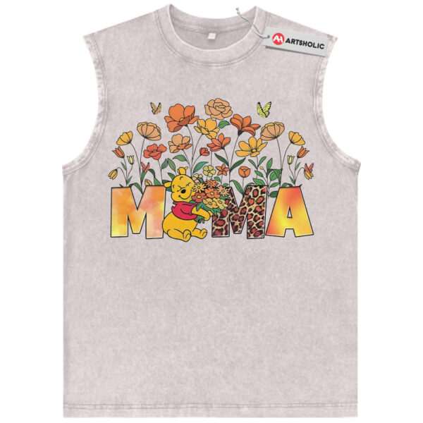 Winnie-the-Pooh Tank Top, Mother's Day Tank Top, Animated Tank Top, Vintage Tank Top