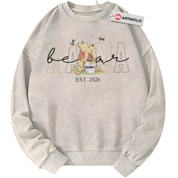 Winnie-the-Pooh Sweatshirt, Mother's Day Sweatshirt, Animated Sweatshirt, Vintage Sweater