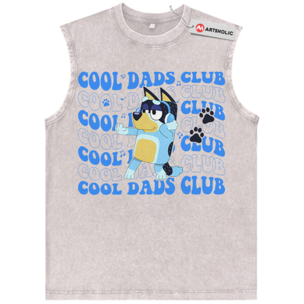 Bandit Heeler Tank Top, Bluey Tank Top, Father's Day Tank Top, Animated Tank Top, Vintage Tank Top