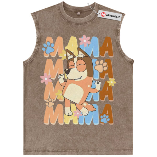 Chilli Heeler Tank Top, Bluey Tank Top, Mother's Day Tank Top, Animated Tank Top, Vintage Tank Top