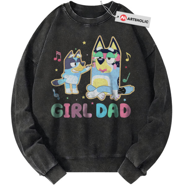 Bandit Heeler Sweatshirt, Bluey Sweatshirt, Father's Day Sweatshirt, Animated Sweatshirt, Vintage Sweater