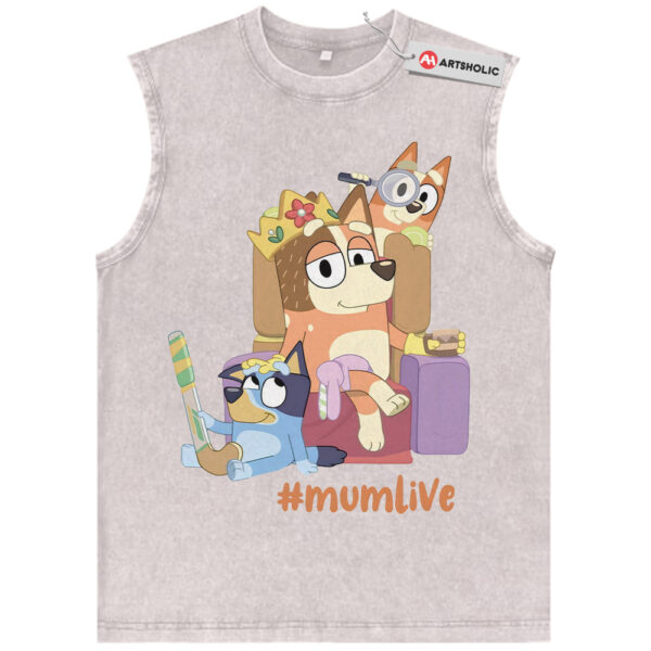 Bluey Tank Top, Mother's Day Tank Top, Animated Tank Top, Vintage Tank Top