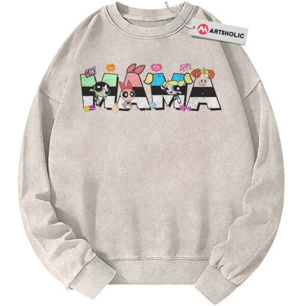 The Powerpuff Girls Sweatshirt, Mother's Day Sweatshirt, Animated Sweatshirt, Vintage Sweater