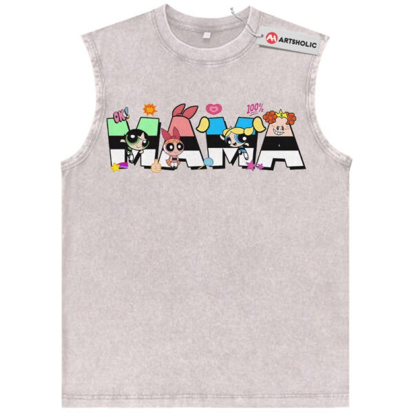 The Powerpuff Girls Tank Top, Mother's Day Tank Top, Animated Tank Top, Vintage Tank Top