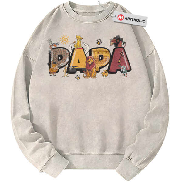 The Lion King Sweatshirt, Father's Day Sweatshirt, Animated Sweatshirt, Vintage Sweater