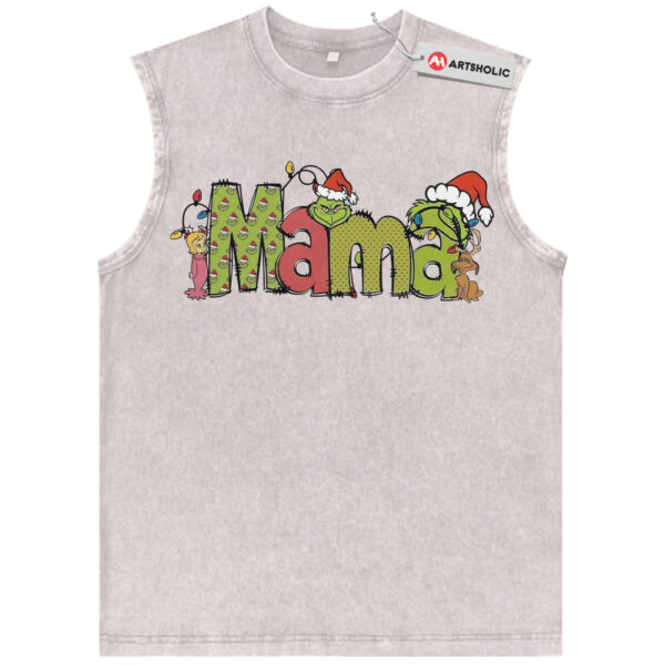 The Grinch Tank Top, Mother's Day Tank Top, Animated Tank Top, Vintage Tank Top