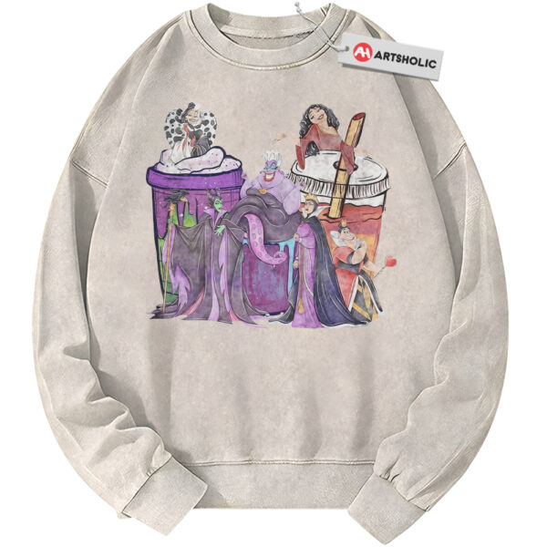 Evil Queen Sweatshirt, Maleficent Sweatshirt, Ursula Sweatshirt, Cruella de Vil Sweatshirt, Disney Villains Sweatshirt, Animated Sweatshirt, Vintage Sweater
