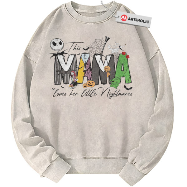 The Nightmare Before Christmas Sweatshirt, Mother's Day Sweatshirt, Animated Sweatshirt, Vintage Sweater