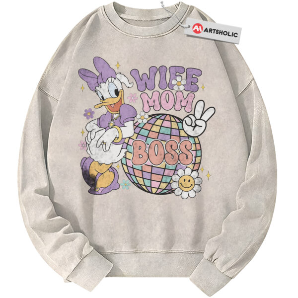 Daisy Duck Sweatshirt, Donald Duck Sweatshirt, Mother's Day Sweatshirt, Animated Sweatshirt, Vintage Sweater