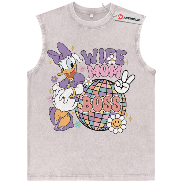 Daisy Duck Tank Top, Donald Duck Tank Top, Mother's Day Tank Top, Animated Tank Top, Vintage Tank Top