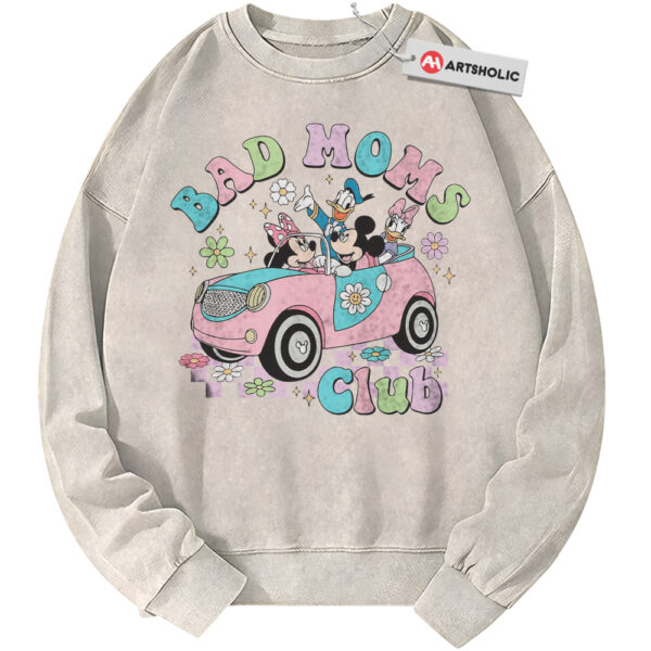 Donald Duck Sweatshirt, Mickey Mouse Sweatshirt, Mother's Day Sweatshirt, Animated Sweatshirt, Vintage Sweater