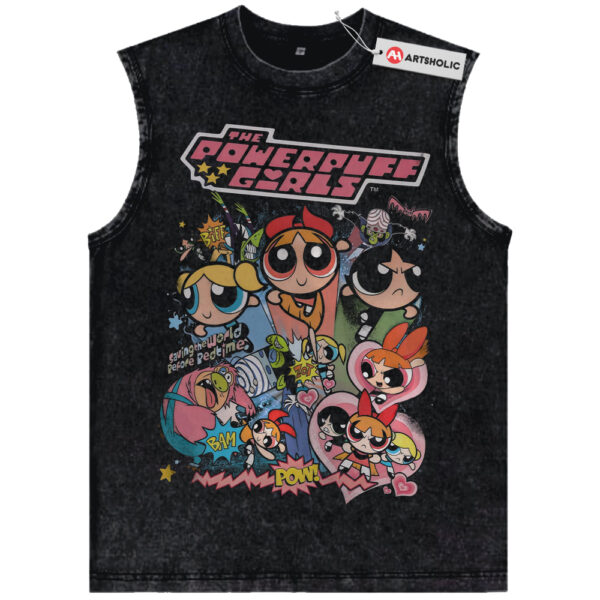 The Powerpuff Girls Tank Top, Animated Tank Top, Vintage Tank Top