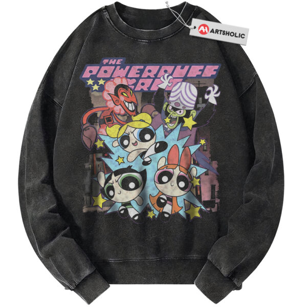 The Powerpuff Girls Sweatshirt, Animated Sweatshirt, Vintage Sweater