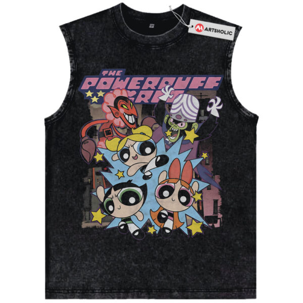 The Powerpuff Girls Tank Top, Animated Tank Top, Vintage Tank Top