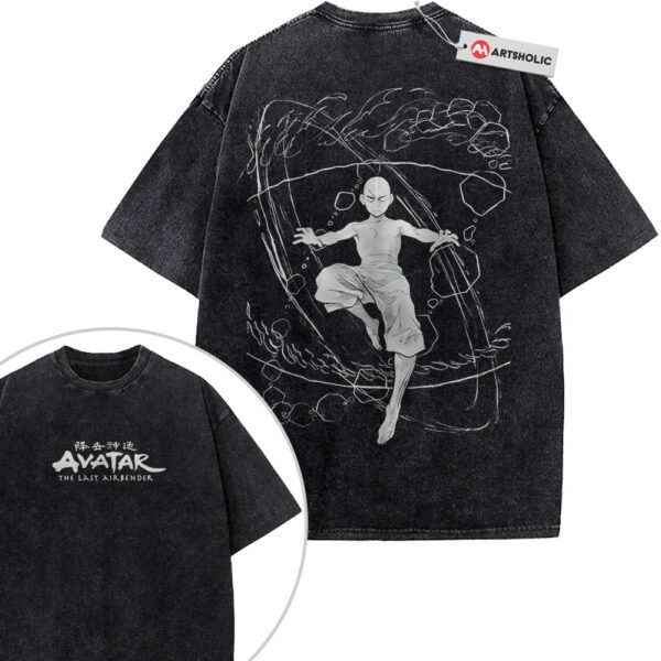 Aang Shirt, Avatar the Last Airbender Shirt, Animated Shirt, Vintage Tee 2-Sided