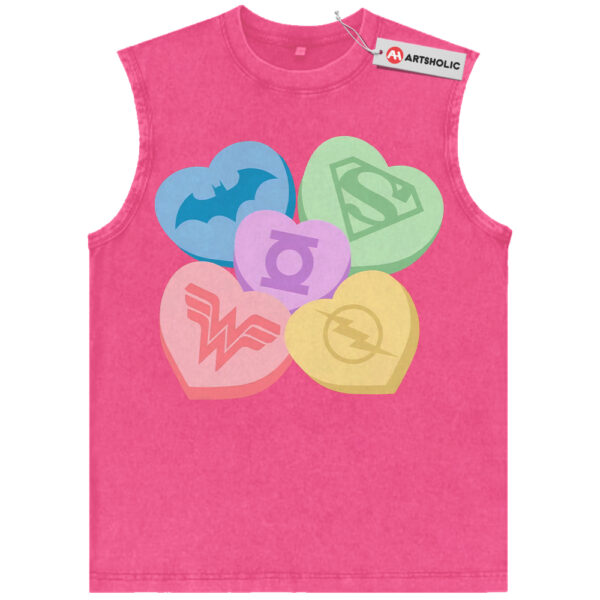 Superman Tank Top, Wonder Woman Tank Top, The Flash Tank Top, Batman Tank Top, Green Lantern Tank Top, Valentine's Day Tank Top, Comic Tank Top, Vintage Tank Top