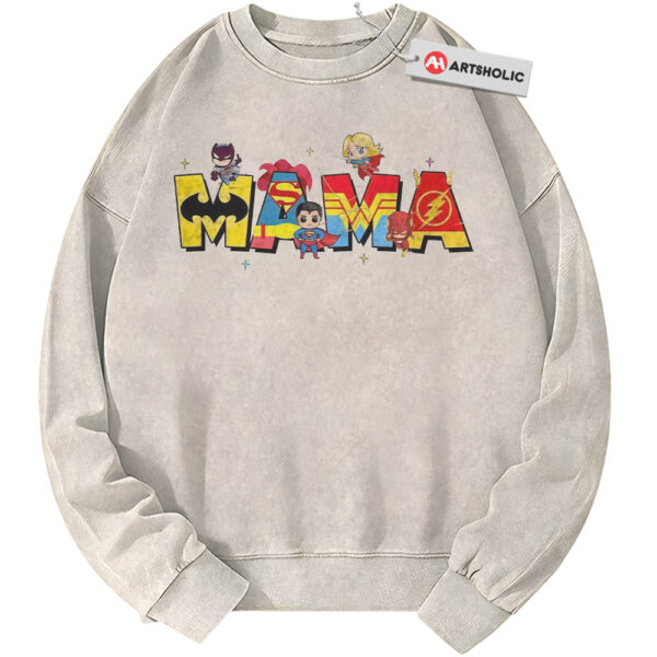 Batman Sweatshirt, Superman Sweatshirt, Flash Sweatshirt, Mother's Day Sweatshirt, Vintage Sweater