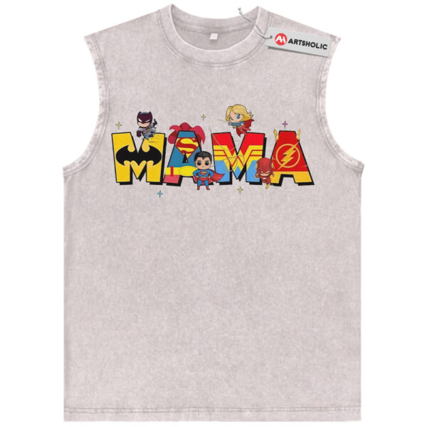Batman Tank Top, Superman Tank Top, Flash Tank Top, Mother's Day Tank Top, Vintage Tank Top
