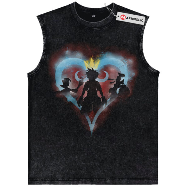 Sora Tank Top, Kingdom Hearts Tank Top, Game Tank Top, Vintage Tank Top