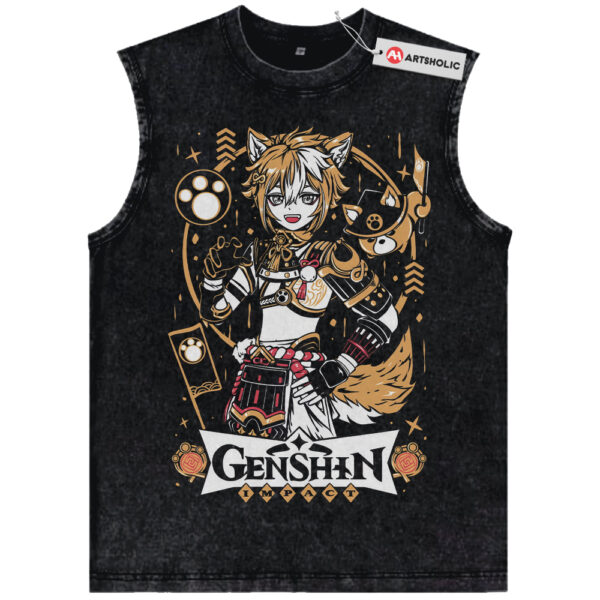 Gorou Tank Top, Genshin Impact Tank Top, Game Tank Top, Vintage Tank Top