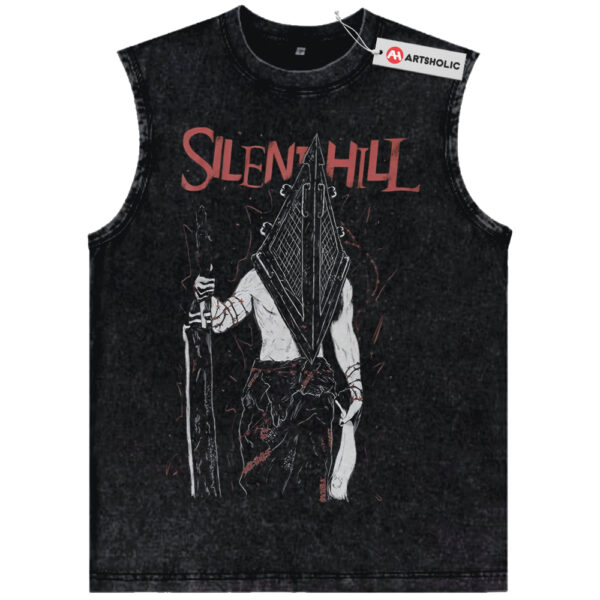 Pyramid Head Tank Top, Silent Hill Tank Top, Game Tank Top, Vintage Tank Top