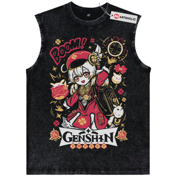 Klee Tank Top, Genshin Impact Tank Top, Game Tank Top, Vintage Tank Top