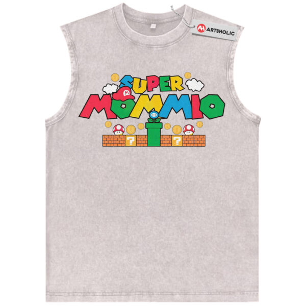 Super Mario Tank Top, Mother's Day Tank Top, Game Tank Top, Vintage Tank Top
